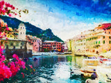 oil painting of Italy