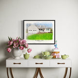 Custom Watercolor House Portrait