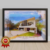 Watercolor House Portraits - Ideal Closing Gifts