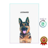 One Pet Portrait - Leonard