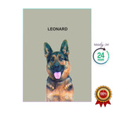 One Pet Portrait - Leonard