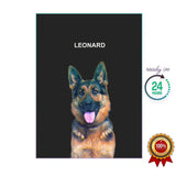 One Pet Portrait - Leonard