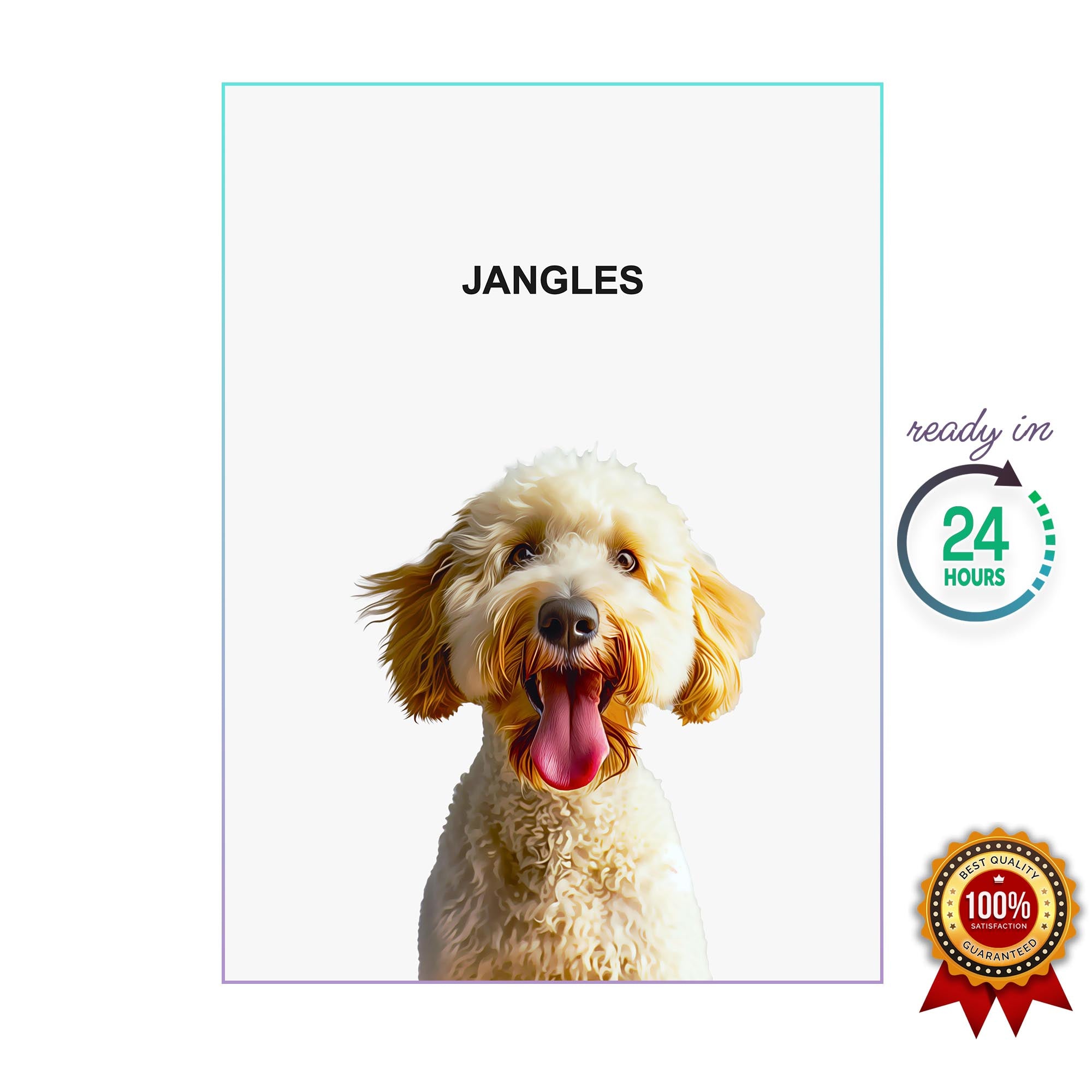 One Pet Portrait - Jangles