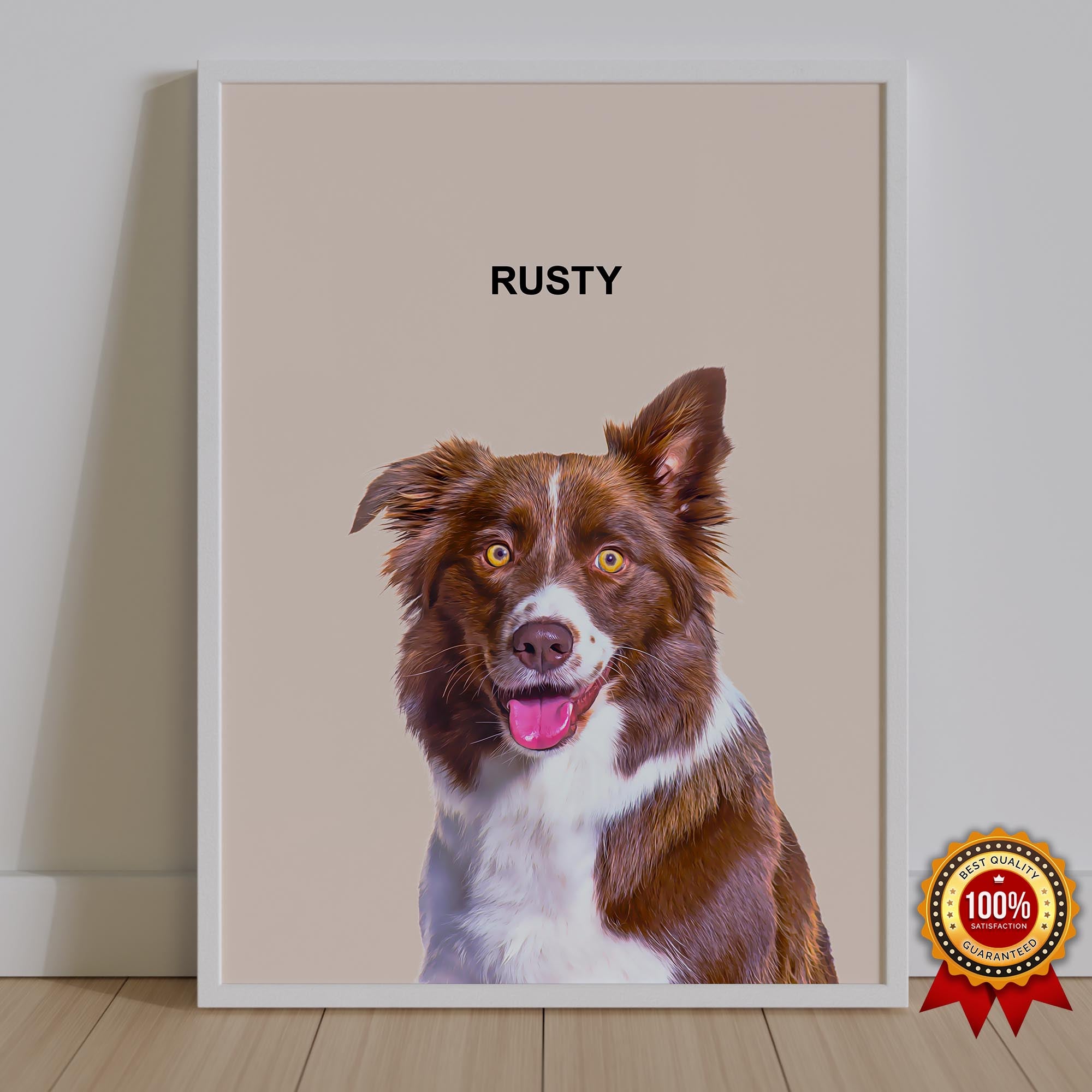 One Pet Portrait - Rusty