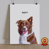 One Pet Portrait - Rusty