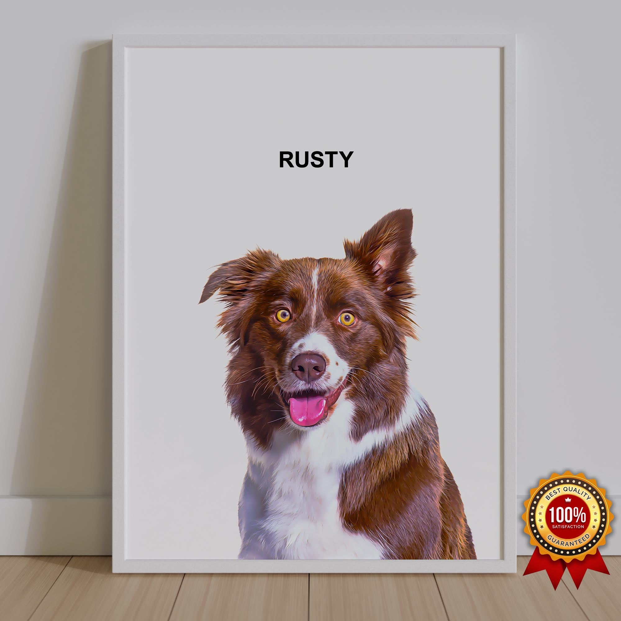 One Pet Portrait - Rusty