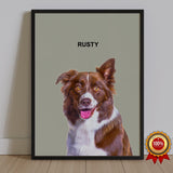 One Pet Portrait - Rusty