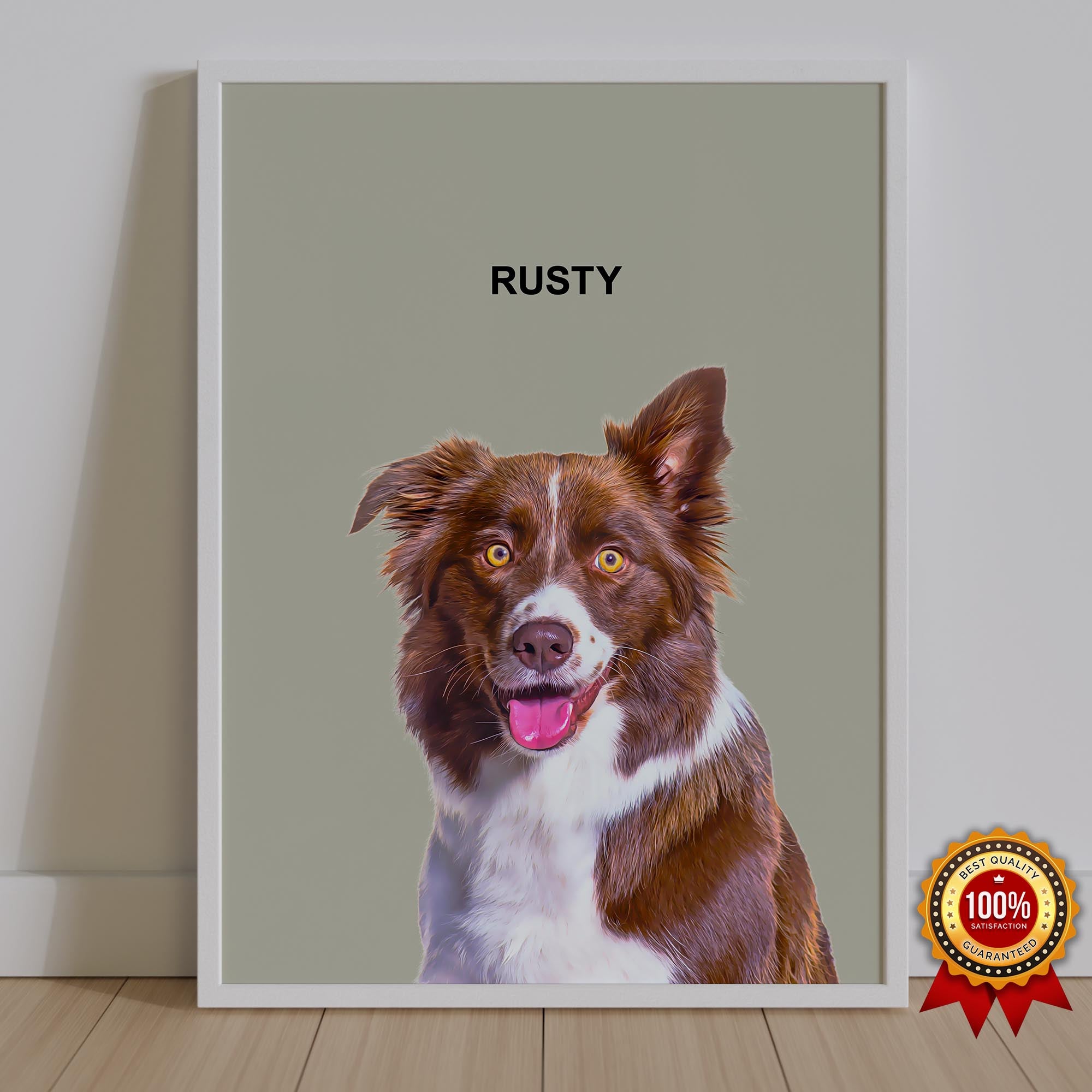 One Pet Portrait - Rusty