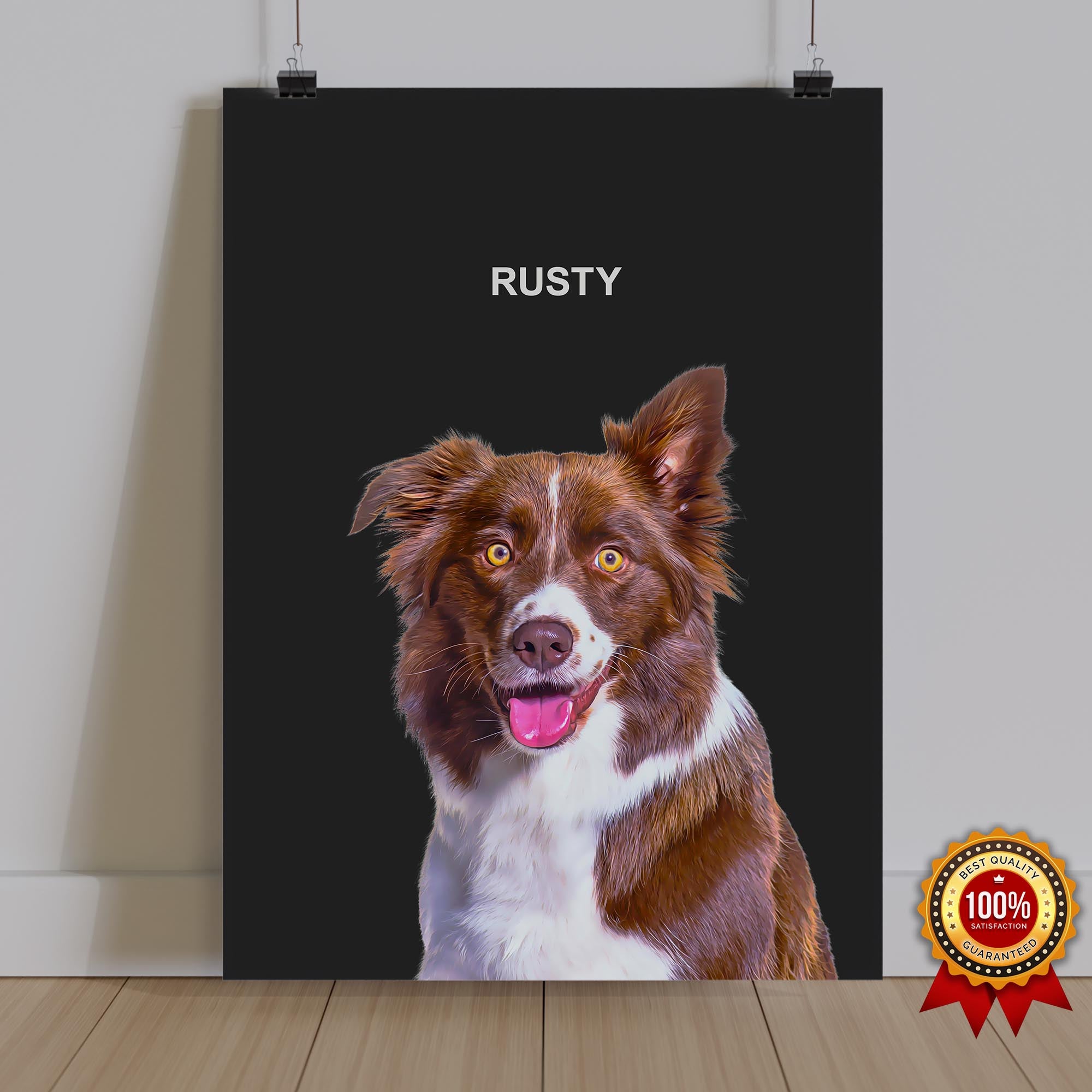 One Pet Portrait - Rusty