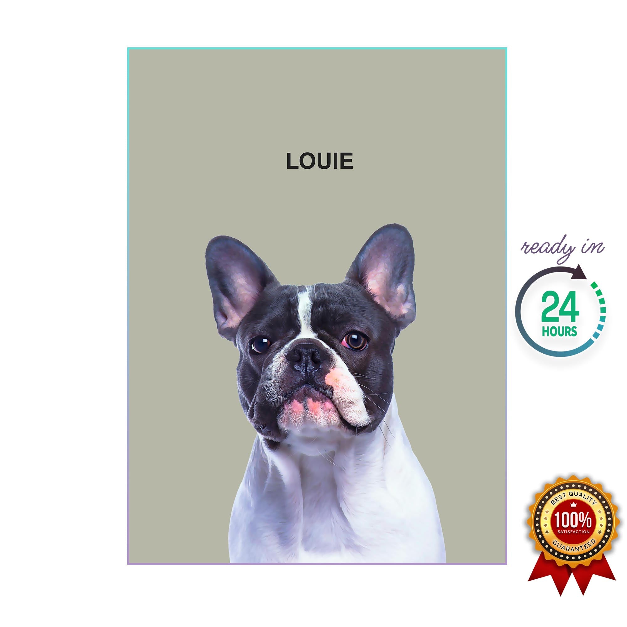 One Pet Portrait - Louie