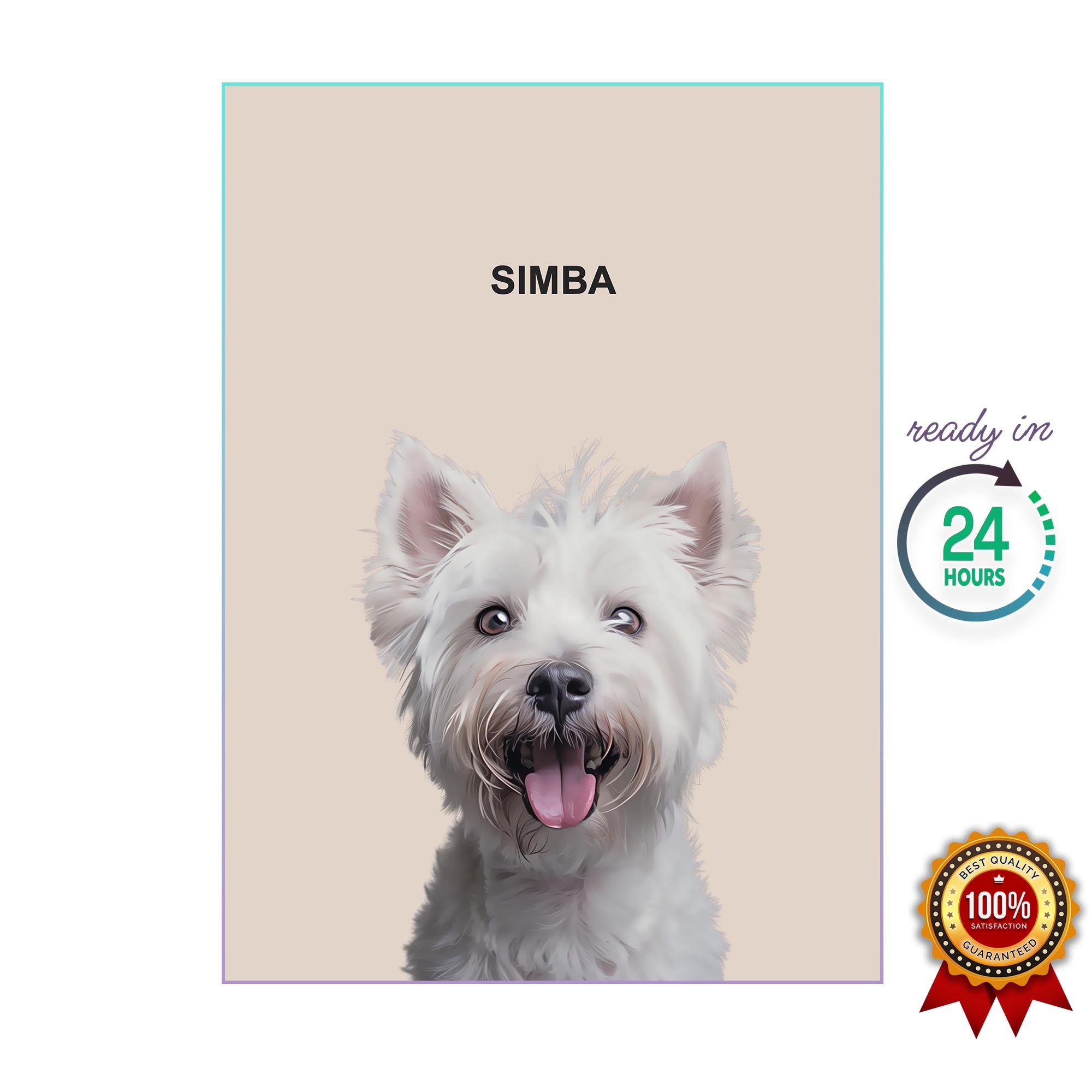 One Pet Portrait - Simba