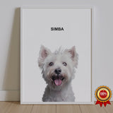 One Pet Portrait - Simba