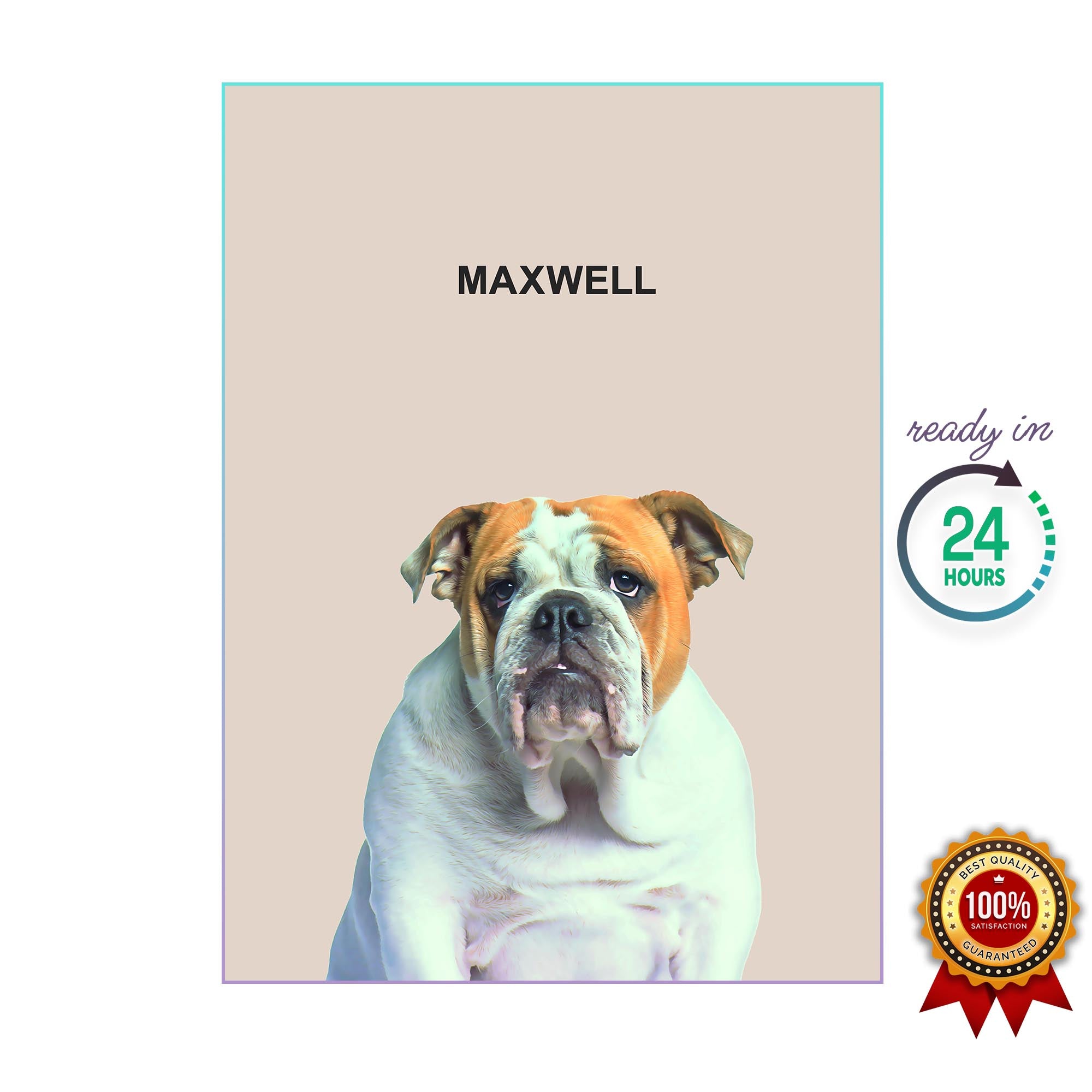 One Pet Portrait - Maxwell