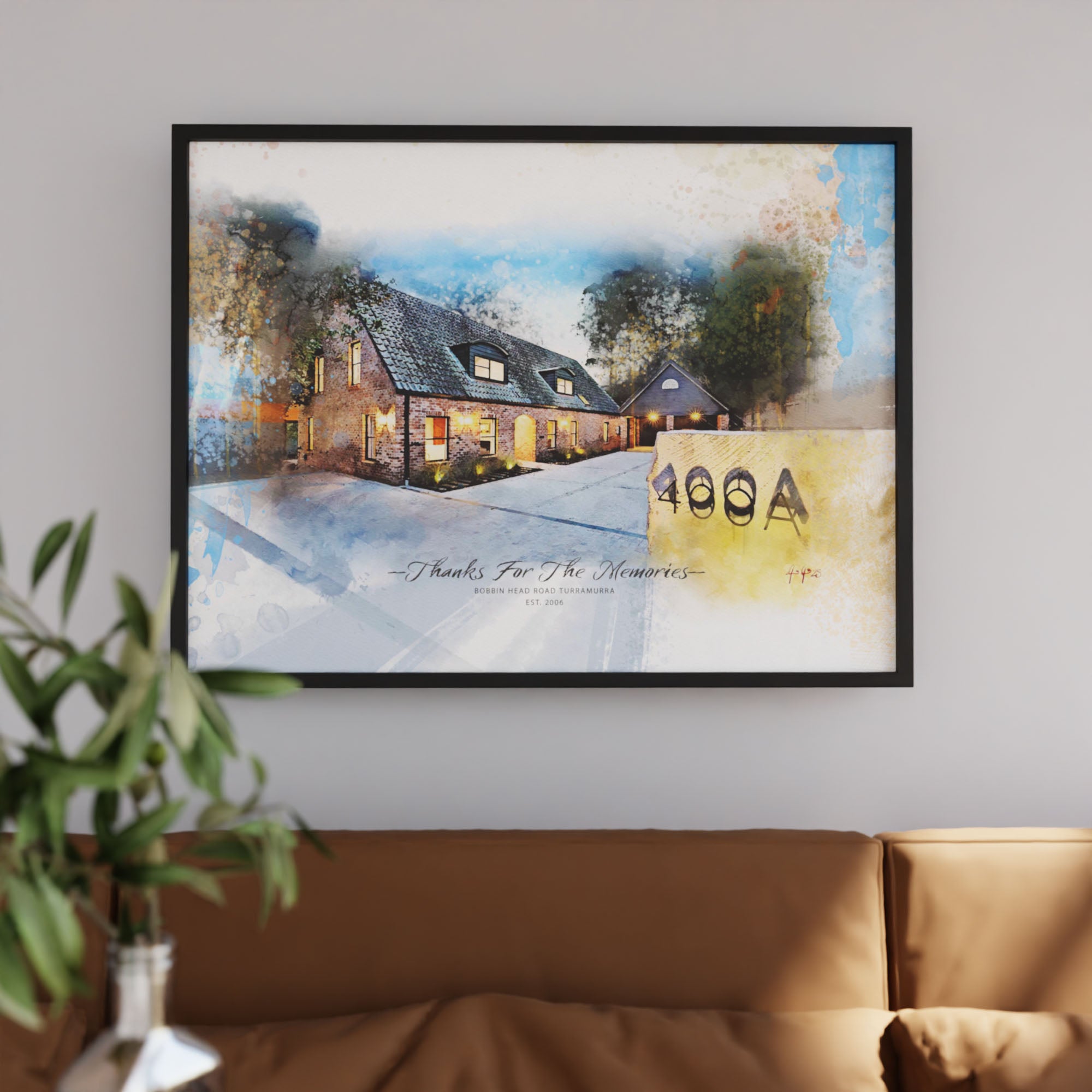 Watercolor House Portraits - Ideal Closing Gifts