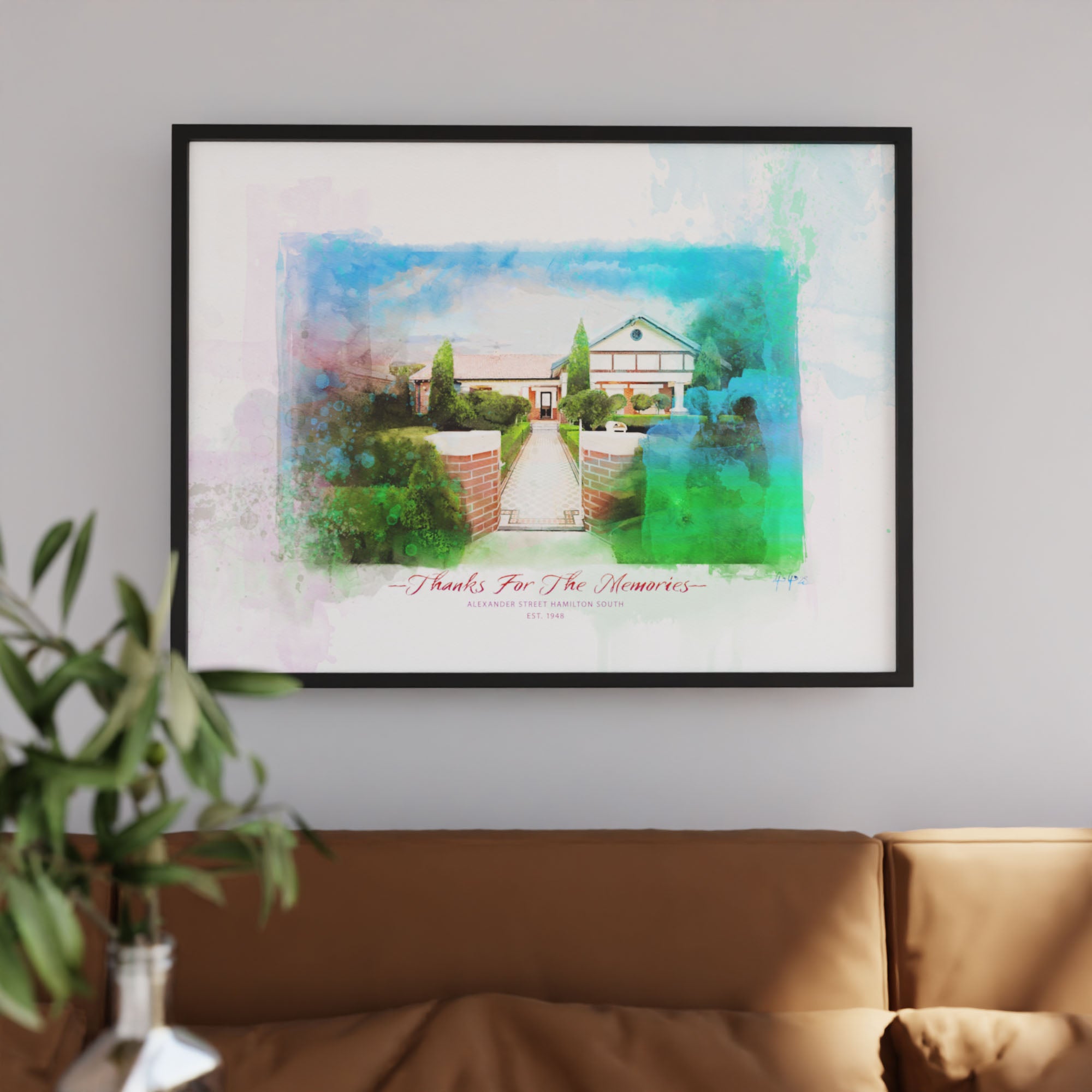 Watercolor House Portraits - Ideal Closing Gifts