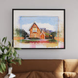 Watercolor House Portraits - Ideal Closing Gifts