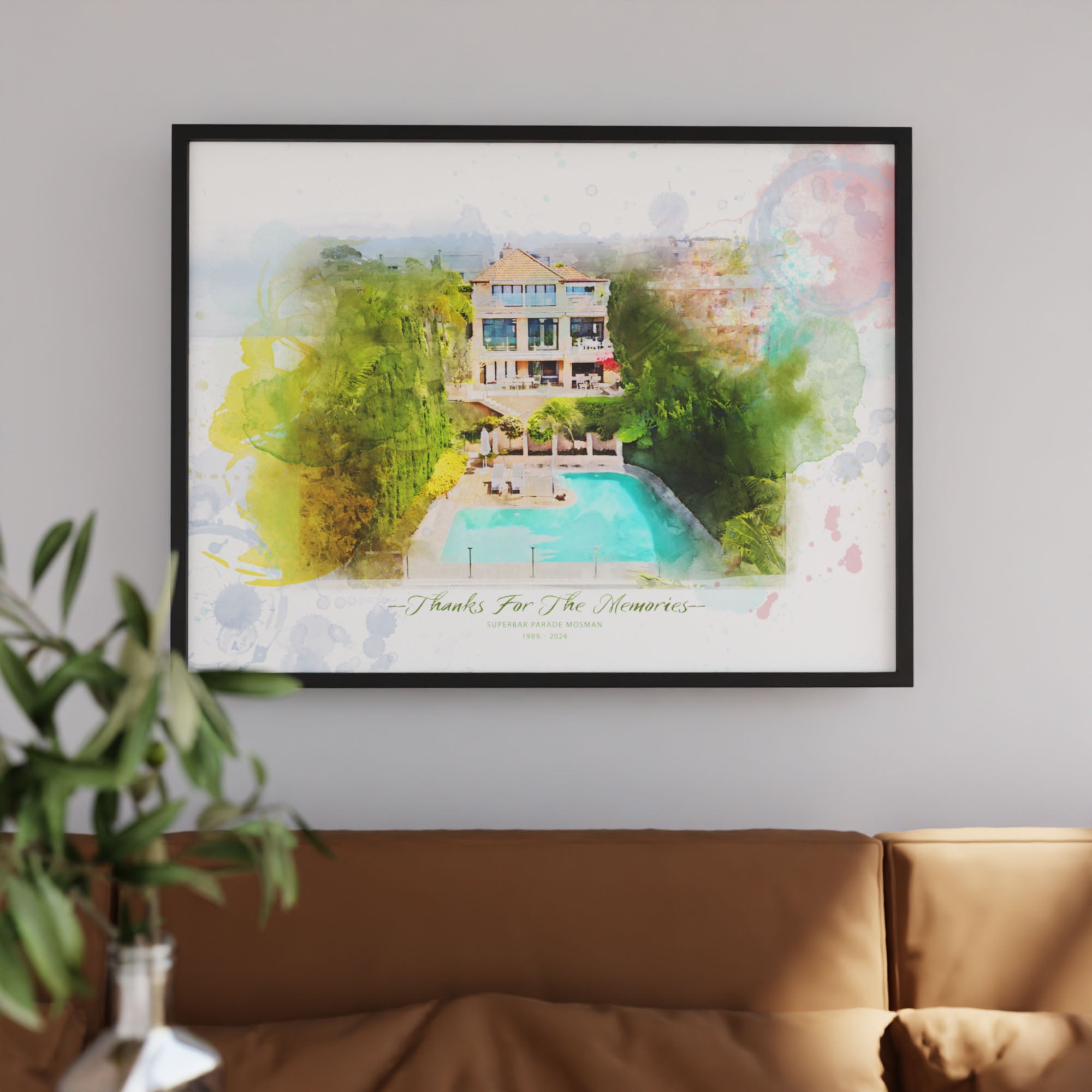 Watercolor House Portraits - Ideal Closing Gifts